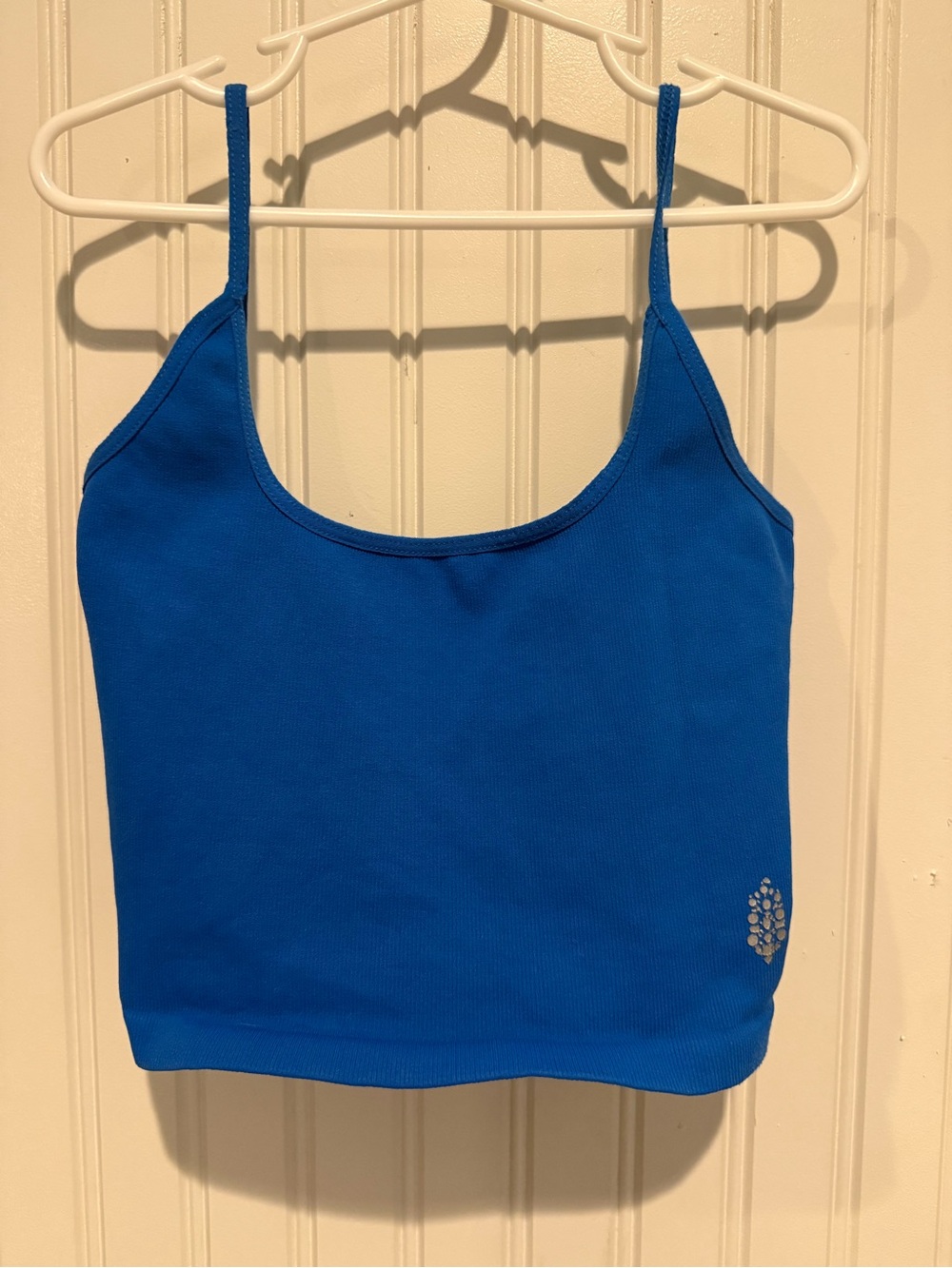 FP Movement by Free People Electric Blue Ribbed Camisole